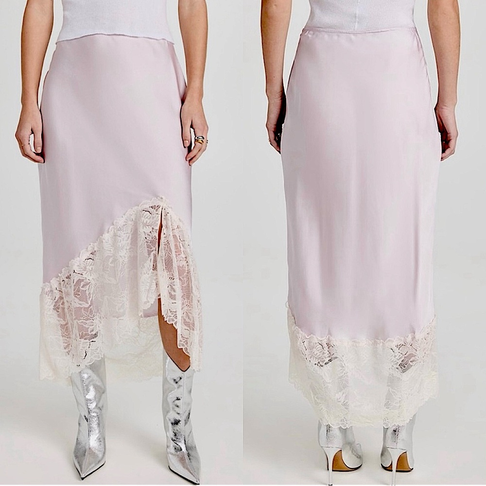 Free People Intimately Heart Eyes Half Slip Midi Skirt - Picture 2 of 12